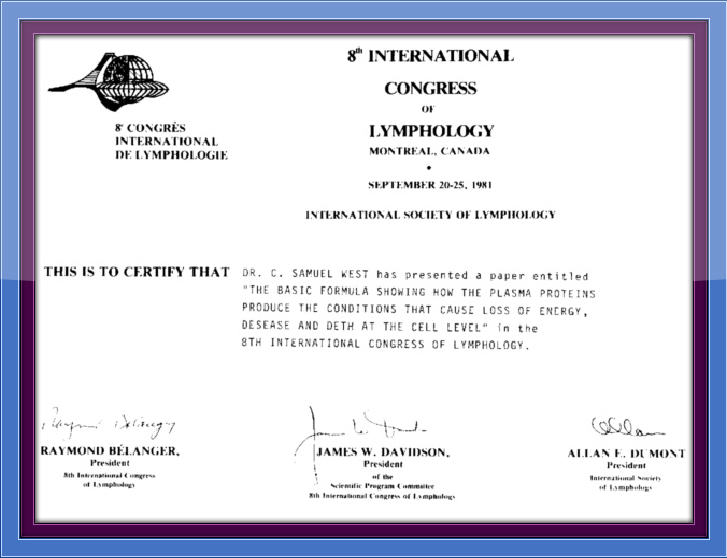 I.S.L. Certificate