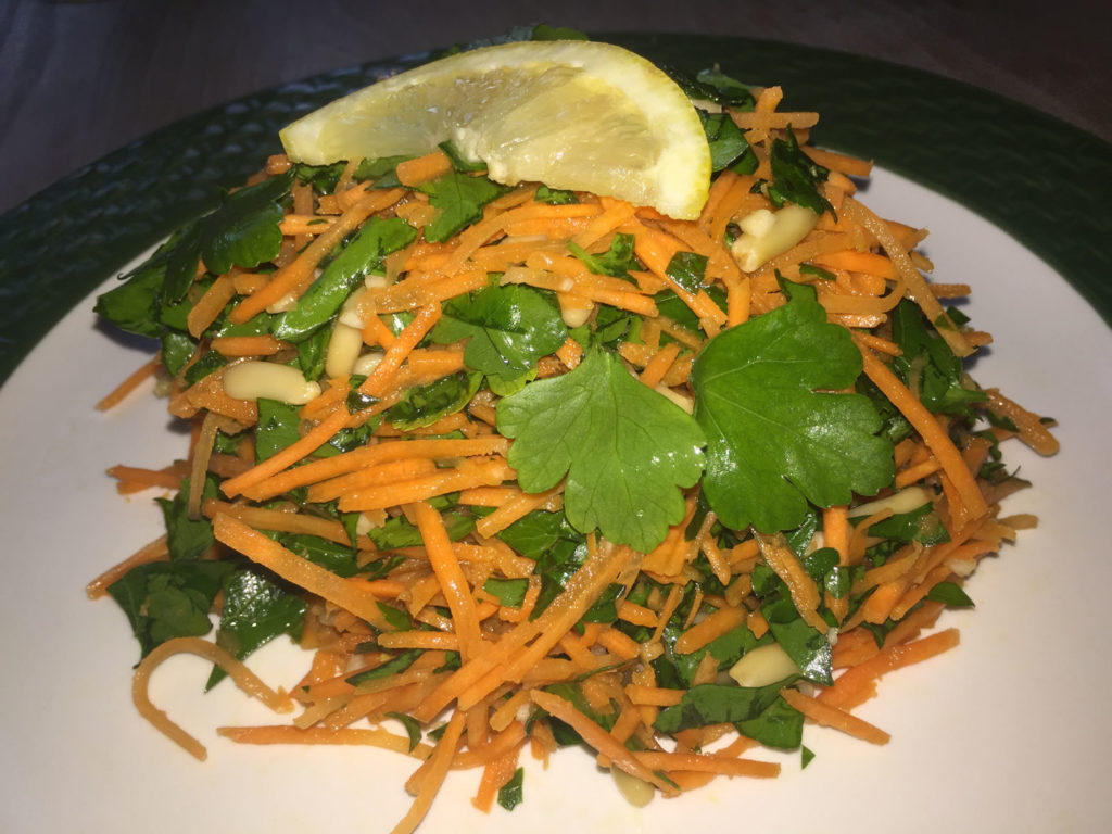 Carrot, Parsley & Pine Nut Salad GrapeGate